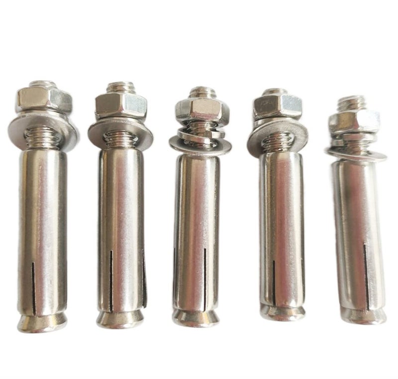 Ebonee Stainless Steel Expansion Bolts M8x60mm External Hex Expansion Bolt (5 Pack) - Image 4